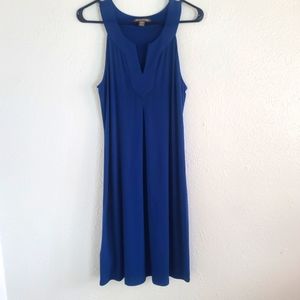 Tommy Bahama Women's Blue Tank Top V-Neck Dress Medium